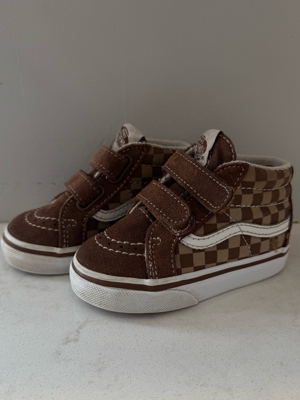 Vans | Toddler SK8 - Mid V Shoe in Checked